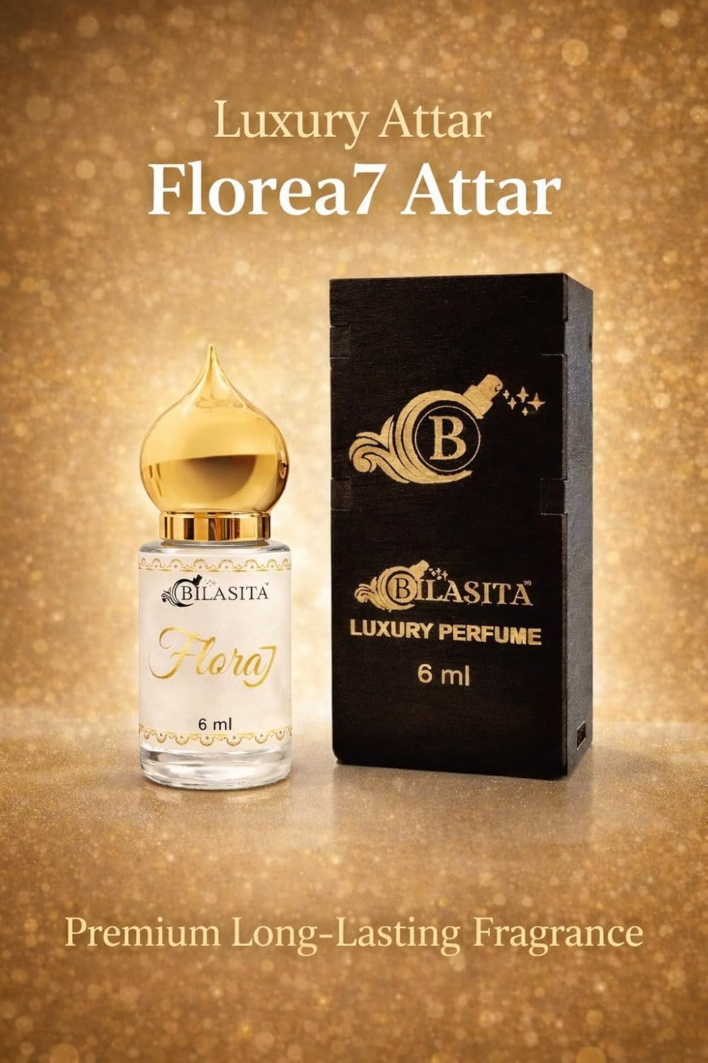 Florea7 Attar |Fresh & Luxury Unisex Fragrance | Long Lasting Fragrance for Men and Women | Premium Roll-On Attar for Men & Women 6ML