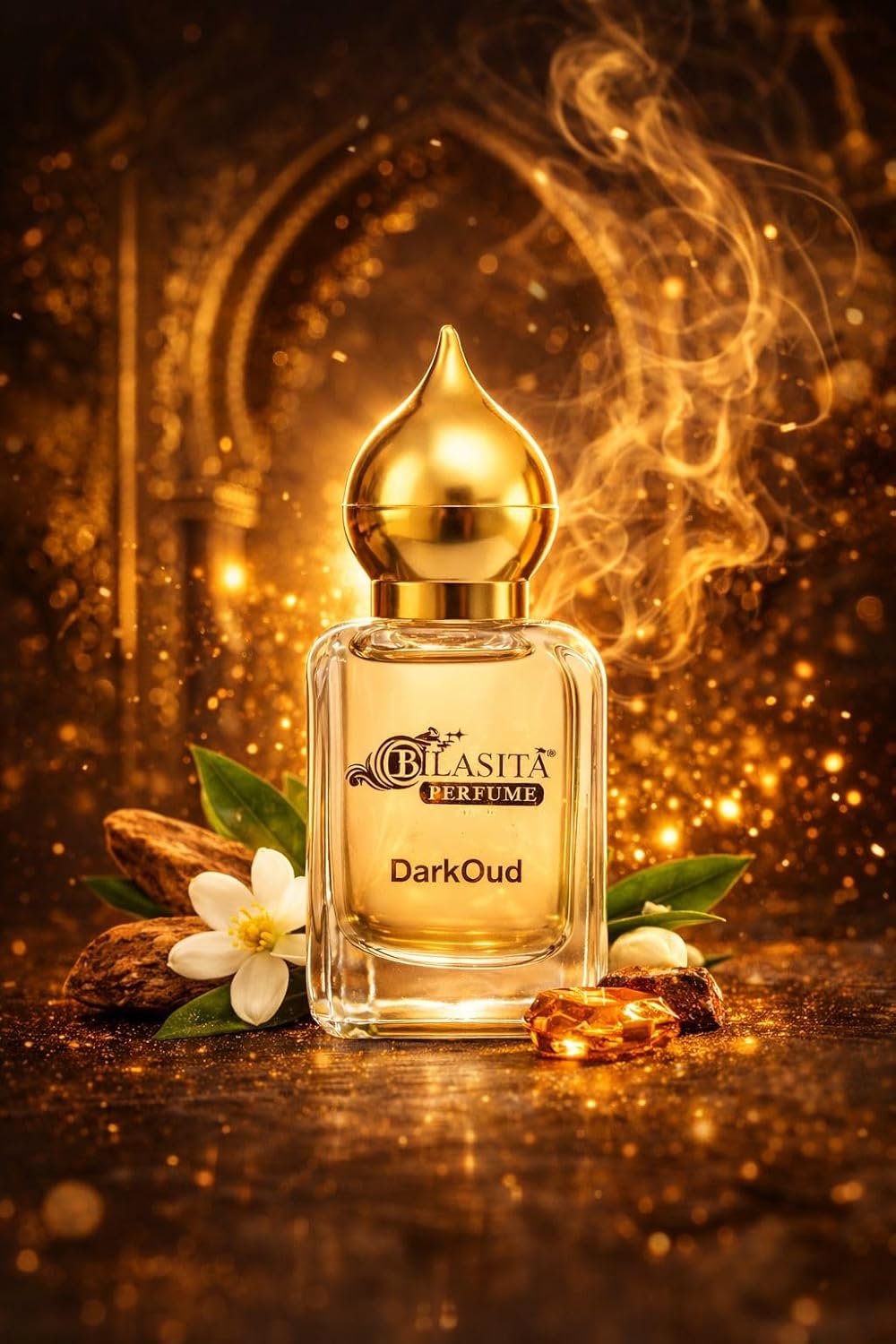 Darkoud Attar 10ml | Darkoud Attar for men & Women | Alcohol-Free Long-Lasting Fragrance Oil | 100% Pure Ittar | Premium Wooden Box Pack Roll-On Golden Cap Glass Bottle Attar | Ideal Gift for men & Women