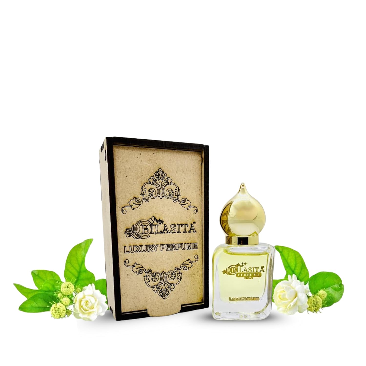 Logodamtam Attar 10ml | Logodamtam Attar for Men | Alcohol-Free Long-Lasting Fragrance Oil | 100% Pure Ittar | Premium Wooden Box Pack Roll-On Golden Cap Glass Bottle Attar | Ideal Gift for Men