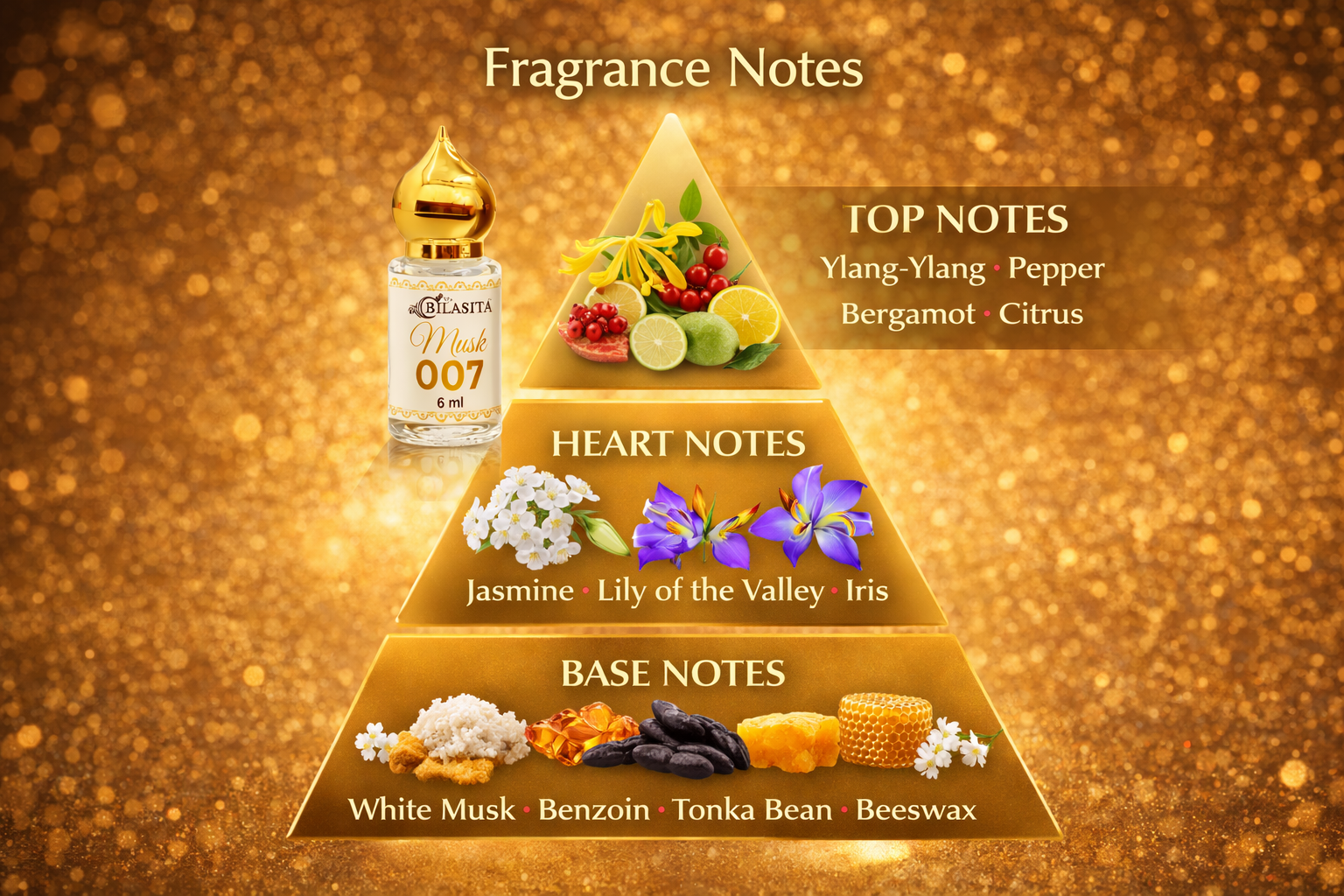 Musk007 Attar 10ml | Musk Attar for Men & Women | Alcohol-Free Long-Lasting Fragrance Oil | 100% Pure Ittar | Premium Wooden Box Pack Roll-On Golden Cap Glass Bottle Attar | Ideal Gift for Men and Women