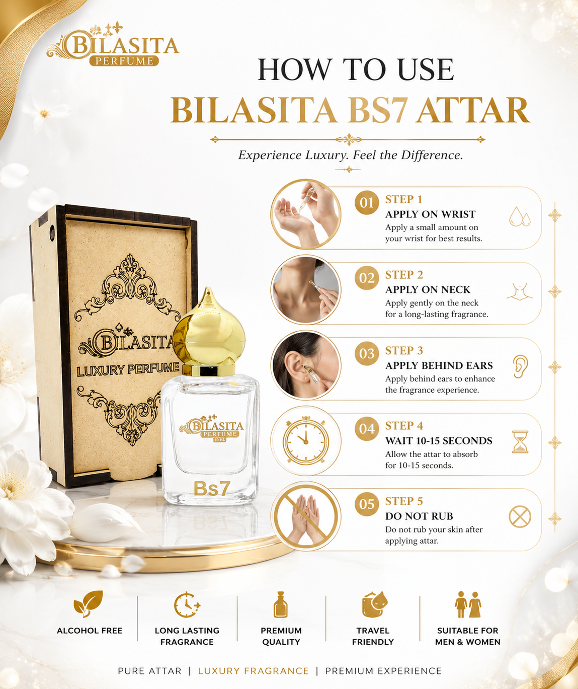 Bs7 Attar, 10ml, Luxury Unisex Fragrance | Long Lasting Fragrance for Men and Women | Attar Perfume for Men & Women
