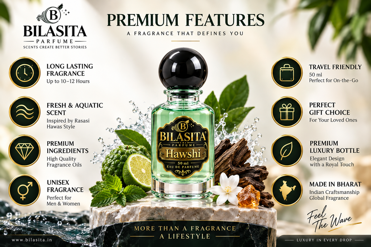 Bilasita Hawshi  Luxury Perfume – Long Lasting Eau de Parfum for Men & Women