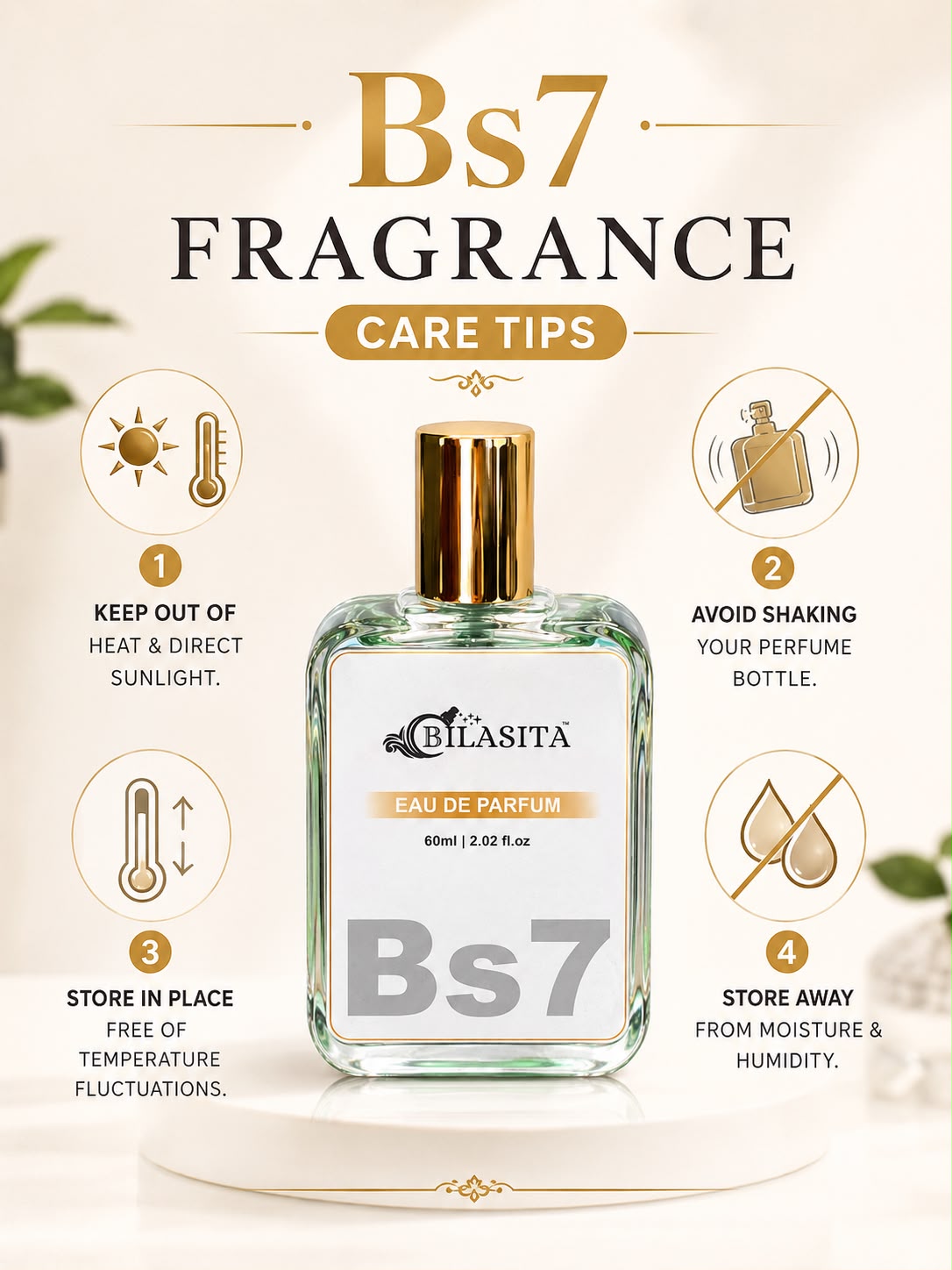 Bs7 Luxury Perfume, 60ml, Woody Spicy Fragrance | Long-Lasting Eau de Parfum for Men & Women – 60ml