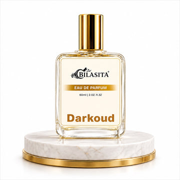 DARKOUD Luxury Perfume with 30% French Fragrance Oil | Eau de Parfum for Men & Women | Long Lasting Elegant Fragrance | 60 ml EDP